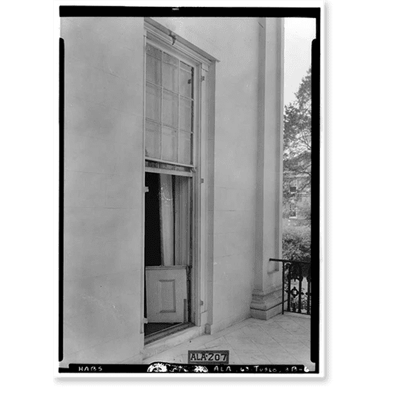 Historic Print, University of Alabama, President's House, University Boulevard, Tuscaloosa, Tuscaloosa County, AL - 6, 18" x 24"