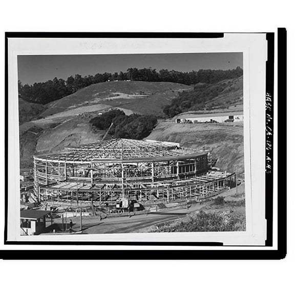 Historic Print, University of California Radiation Laboratory, Bevatron, 1 Cyclotron Road, Berkeley, Alameda County, CA - 43, 16" x 20"