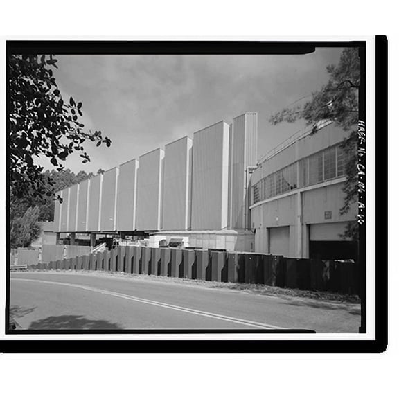 Historic Print, University of California Radiation Laboratory, Bevatron, 1 Cyclotron Road, Berkeley, Alameda County, CA - 66, 18" x 24"