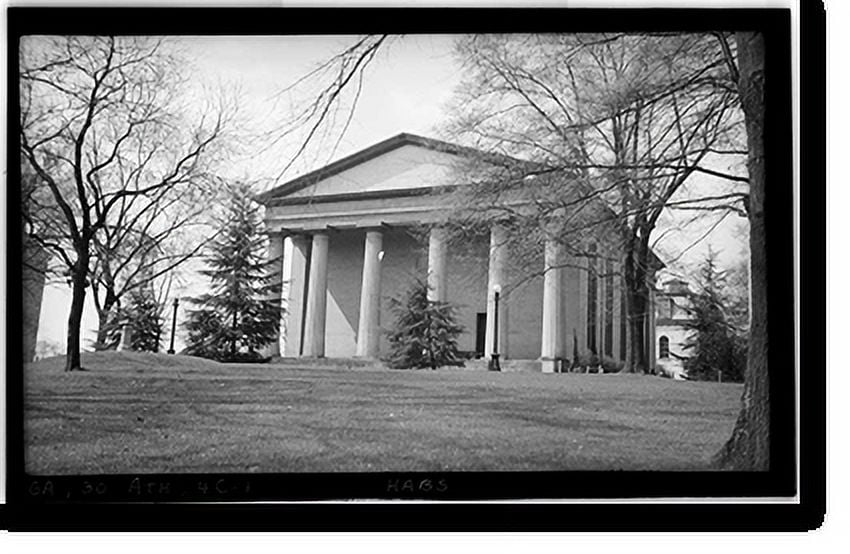 Historic Print, University of Chapel, Athens, Clarke County, GA, 16" x 20"