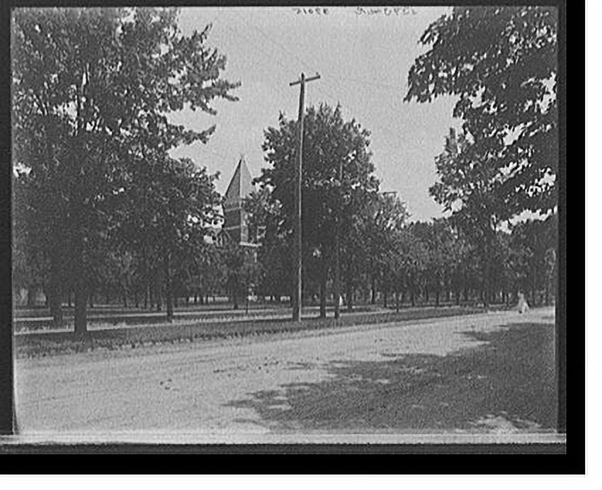 Historic Print, [University of Michigan campus, Ann Arbor, Mich.], 16