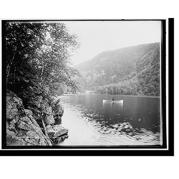 Historic Print, Upper Cascade Lake, Adirondack Mts., 18" x 24"