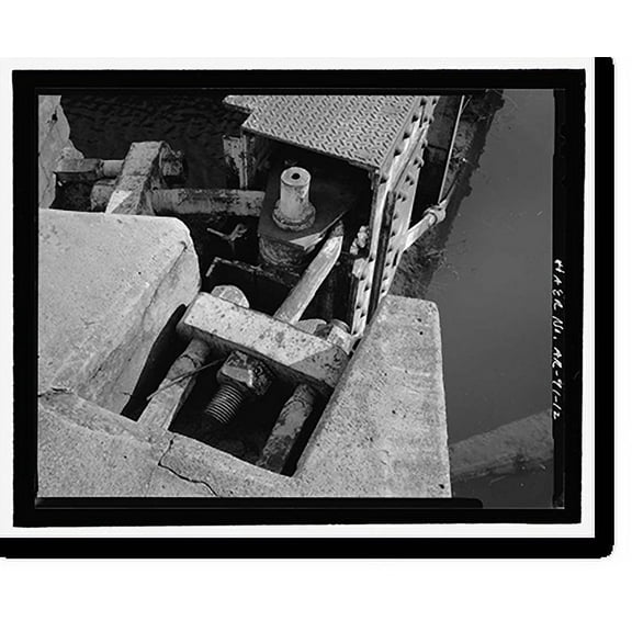 Historic Print, Upper White River Lock & Dam Nos. 1, 2, & 3, Spanning White River, Batesville, Independence County, AR - 12, 16" x 20"