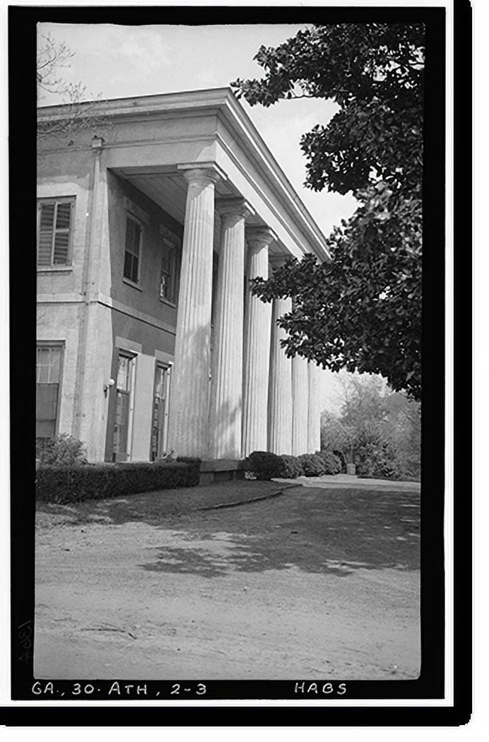 Historic Print, Upson House, 1000 Prince Avenue, Athens, Clarke County