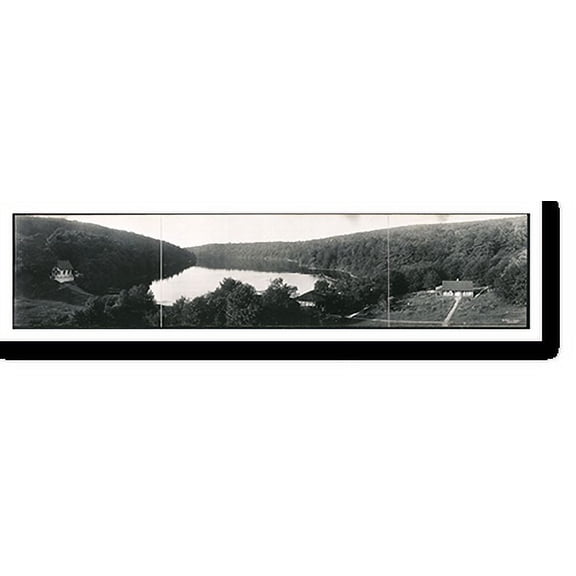 Historic Print, VA 1914 Mountain Lake PHOTO, Width 7" x Length 36"
