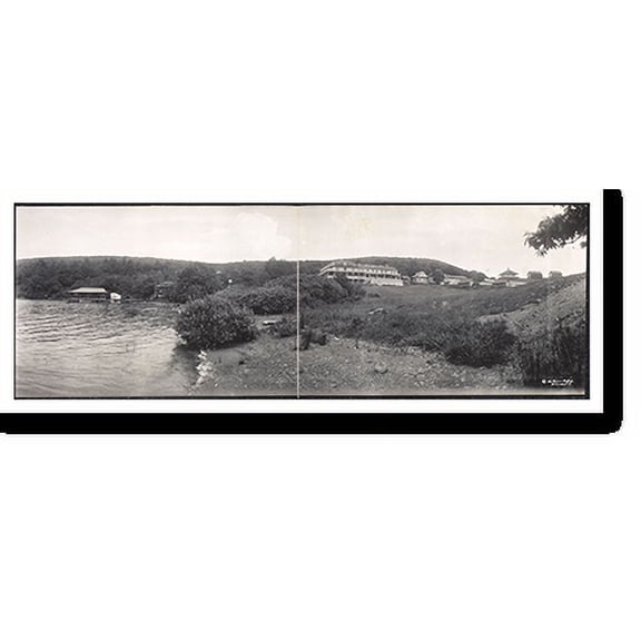 Historic Print, VA 1914b Mountain Lake PHOTO, Width 7" x Length 36"