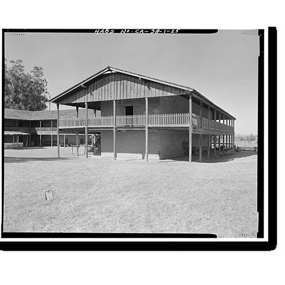 Historic Print, Vallejo Adobe, Adobe Road at Casa Grande, Petaluma vicinity, Sonoma County, CA - 15, 18" x 24"