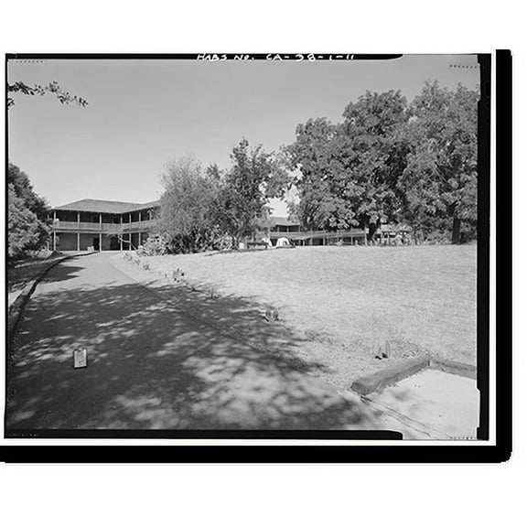 Historic Print, Vallejo Adobe, Adobe Road at Casa Grande, Petaluma vicinity, Sonoma County, CA, 18" x 24"