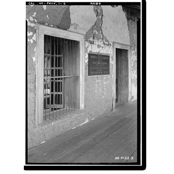 Historic Print, Vallejo Adobe, Adobe Road at Casa Grande, Petaluma vicinity, Sonoma County, CA - 8, 18" x 24"