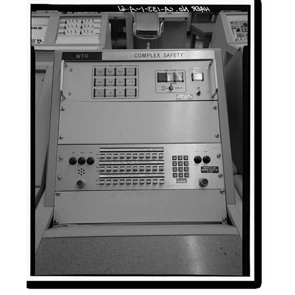 Historic Print, Vandenberg Air Force Base, Space Launch Complex 3, Launch Operations Building, Napa & Alden Roads, Lompoc, Santa Barbara County, CA - 61, 16" x 20"