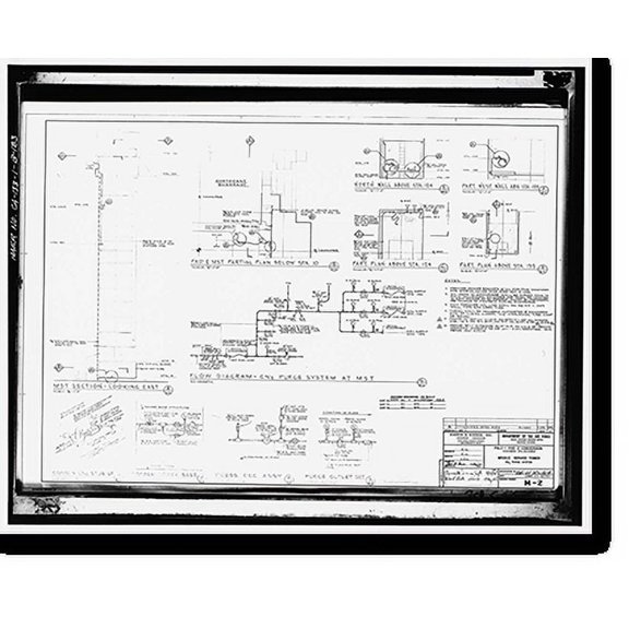 Historic Print, Vandenberg Air Force Base, Space Launch Complex 3, Launch Pad 3 East, Napa & Alden Roads, Lompoc, Santa Barbara County, CA - 183, 18" x 24"