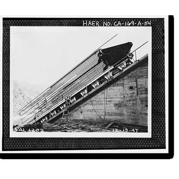 Historic Print, Variable Angle Launcher Complex, Variable Angle Launcher, CA State Highway 39 at Morris Reservior, Azusa vicinity, Los Angeles County, CA - 54, 16" x 20"