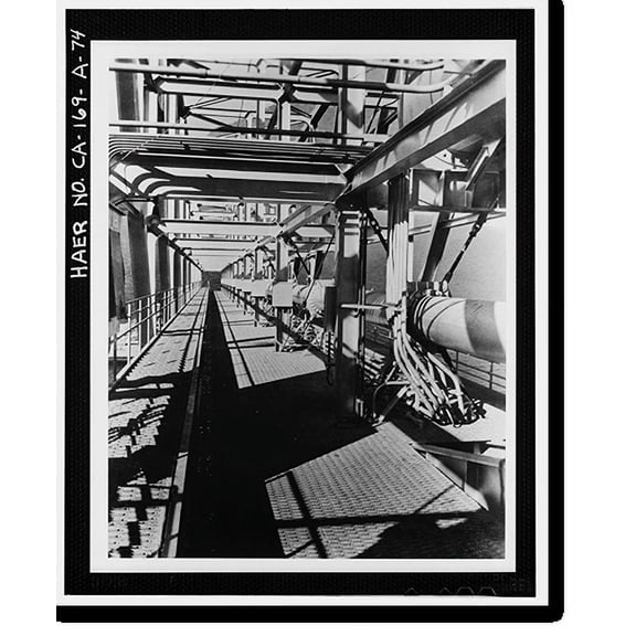 Historic Print, Variable Angle Launcher Complex, Variable Angle Launcher, CA State Highway 39 at Morris Reservior, Azusa vicinity, Los Angeles County, CA - 74, 18" x 24"