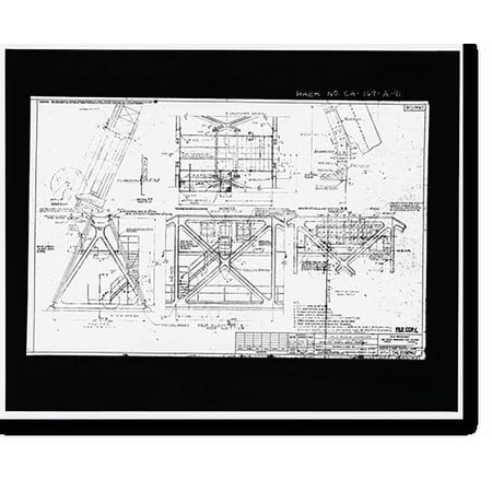 Historic Print, Variable Angle Launcher Complex, Variable Angle Launcher, CA State Highway 39 at Morris Reservior, Azusa vicinity, Los Angeles County, CA - 91, 16" x 20"