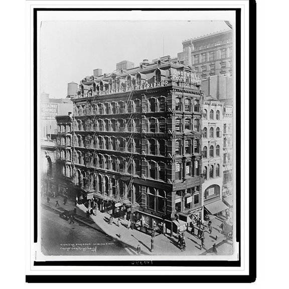 Historic Print, Varick B'ldg. B'way & Pk. Pl., Oct. 28, 1922, 18" x 24"