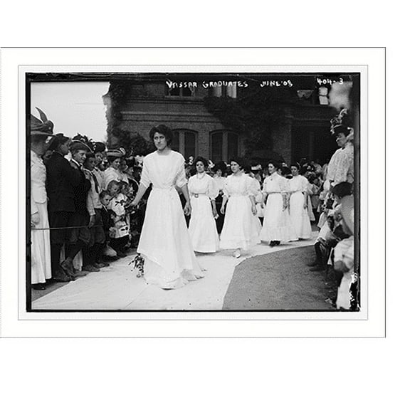 Historic Print, Vassar Graduates, June '08, 18" x 24"