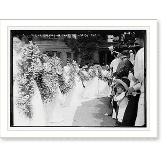 Historic Print, Vassar Graduation, June '08 - Daisy Chain, 18" x 24"