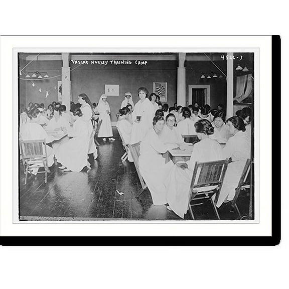 Historic Print, Vassar nurses training camp, 18" x 24"