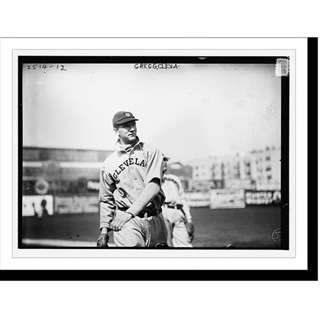 Historic Print, Vean Gregg, Cleveland AL, at Hilltop Park, NY (baseball