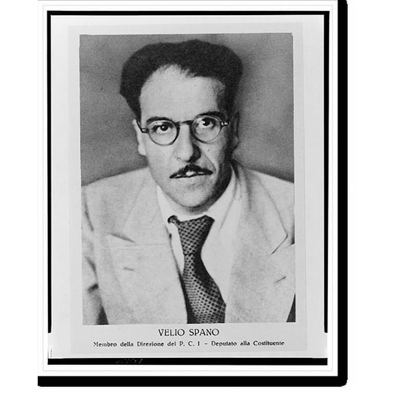 Historic Print, Velio Spano, membro della direzione del P.C.I. - deputato alla costituente, 18" x 24"
