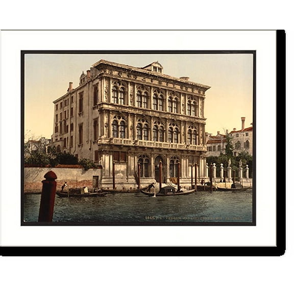 Historic Print, Vendramin Calergi Palace Venice Italy, 18" x 24"