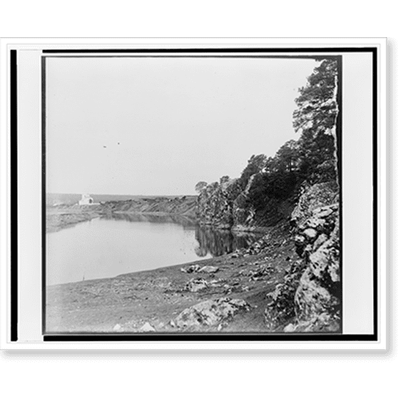 Historic Print, Verkhnīi Georgīevskīi kamen'. [Rieka Chusovaia], 16" x 20"