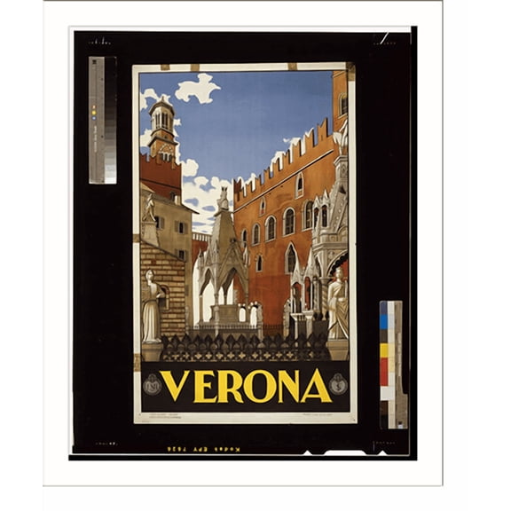 Historic Print, Verona, 16" x 20"