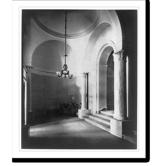 Historic Print, Vestibule basement, north wing, [U.S. Capitol], 16" x 20"
