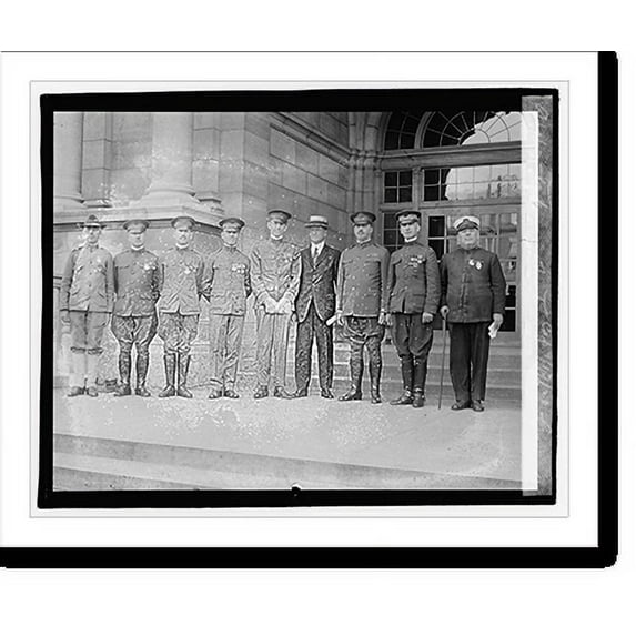 Historic Print, Veterans of foreign wars group, 9/13/20 - 2, 18" x 24"