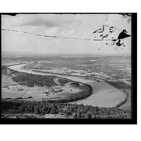 Historic Print, View from Point Lookout, Lookout Mountain - 8, 18" x 24"
