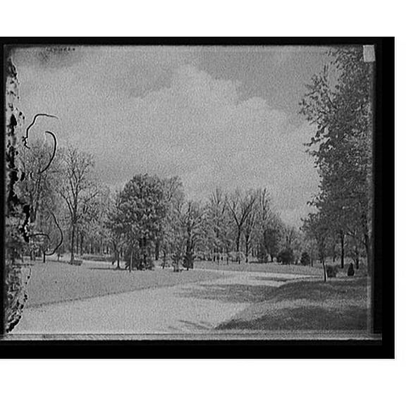 Historic Print, [View in Franklin Park, Columbus, Ohio], 16" x 20"