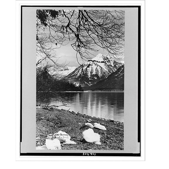 Historic Print, View of Mt. Cannon and Garden Wall, 18" x 24"
