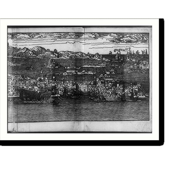 Historic Print, View of Venice"" - 4, 18" x 24"