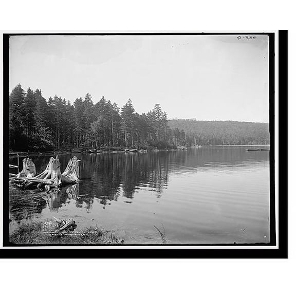 Historic Print, View on South Lake, Catskill Mountains, N.Y., 16" x 20"