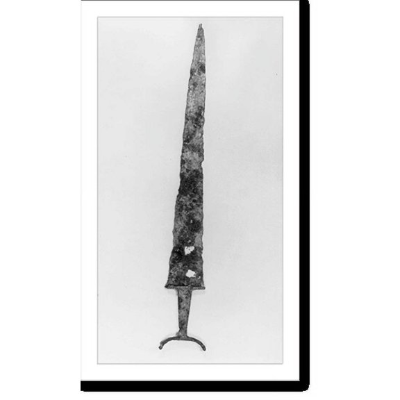 Historic Print, [Viking sword - full length], 18" x 24"