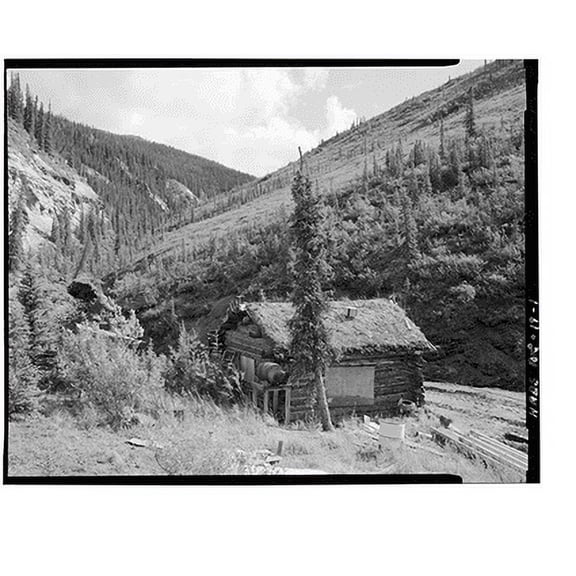 Historic Print, Vincent Knorr Cabin, Bettles vicinity, Yukon-Koyukuk Census Area, AK, 18" x 24"