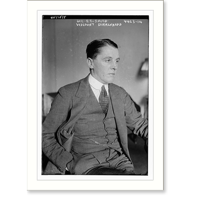 Historic Print, Viscount Birkenhead, 16" x 20"