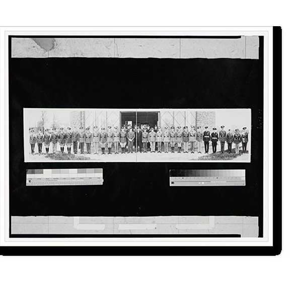 Historic Print, Visit of General John J. Pershing to General U. S. Grant's Cabin, Ohio State Fair Grounds, First Brigade Assembly and First Regimental Drill Meet, Pershing Rifles, Colum…16" x 20"