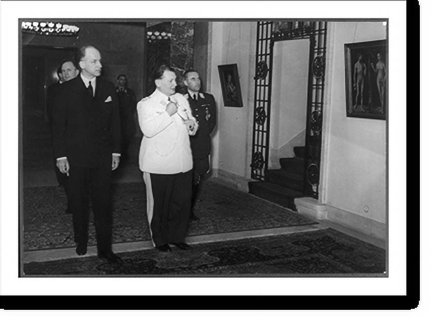 Historic Print, [Visit of Sumner Welles to Hermann Göring's home at