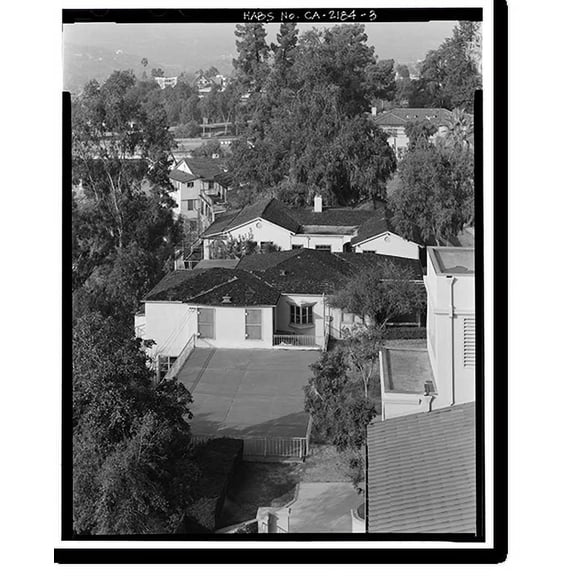 Historic Print, Vista del Arroyo Hotel, 125 South Grand Avenue, Pasadena, Los Angeles County, CA - 2, 16" x 20"