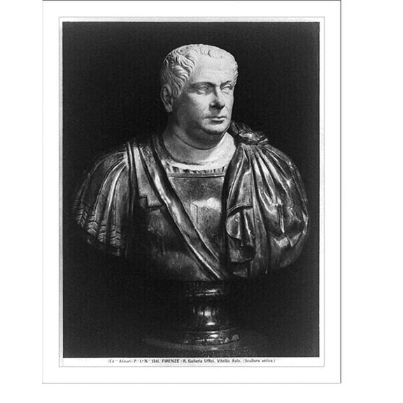Historic Print, Vitellius Aulus, 15-69 A.D., 16" x 20"