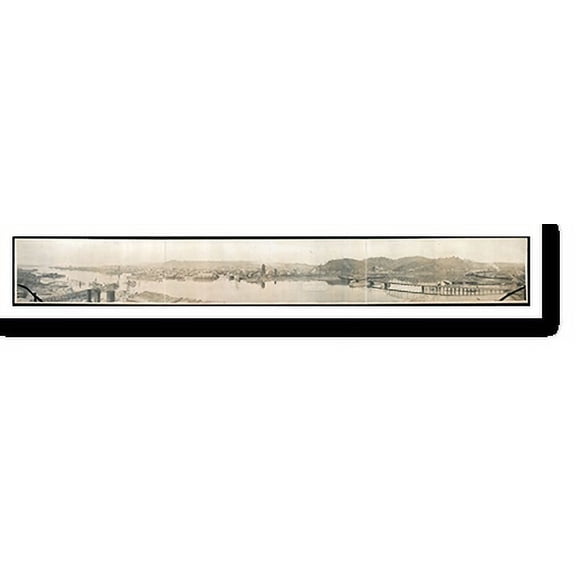 Historic Print, WA 1911 Aberdeen PHOTO, Width 7" x Length 36"