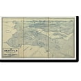 thumbnail image 1 of Historic Print, WA Seattle 1925 MAP, 16" x 20", 1 of 3