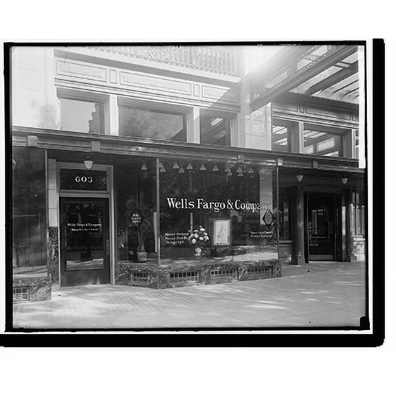Historic Print, WELLS FARGO EXPRESS CO., 16" x 20"