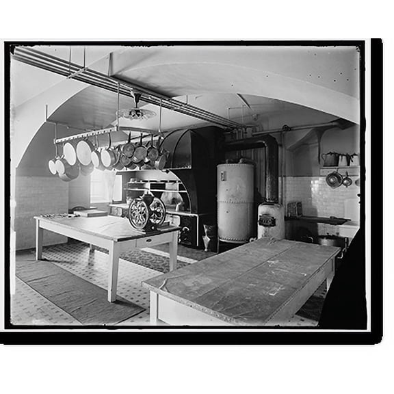 Historic Print, WHITE HOUSE. KITCHEN, 16" x 20"
