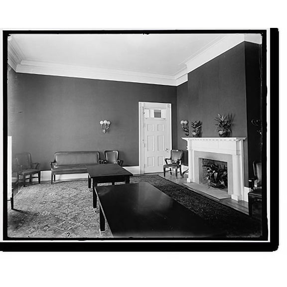 Historic Print, WHITE HOUSE. OFFICE - 3, 16" x 20"