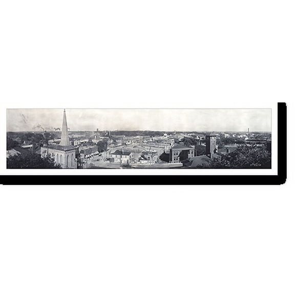 Historic Print, WI 1911 Panoramic view of Beloit PHOTO, Width 7" x Length 36"