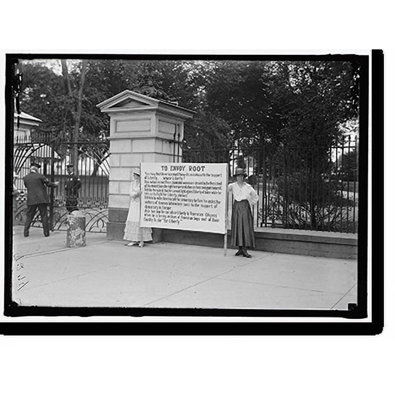 Historic Print, WOMAN SUFFRAGE BANNER - 3, 16" x 20"