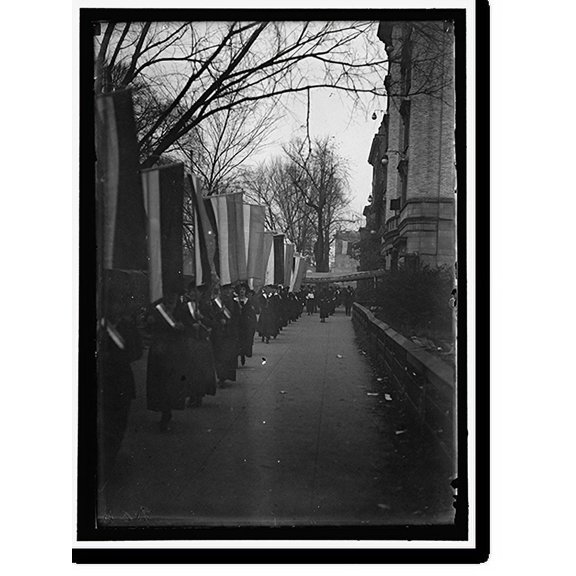 Historic Print, WOMAN SUFFRAGE PICKETS - 15, 16" x 20"