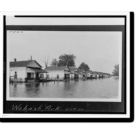 Historic Print, Wabash, Ark., view, 18" x 24"